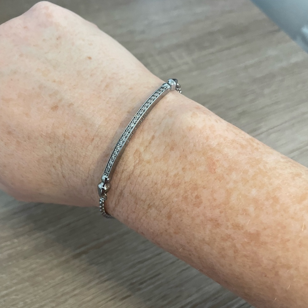 Kendra Scott Ott Adjustable Chain Bracelet in Black